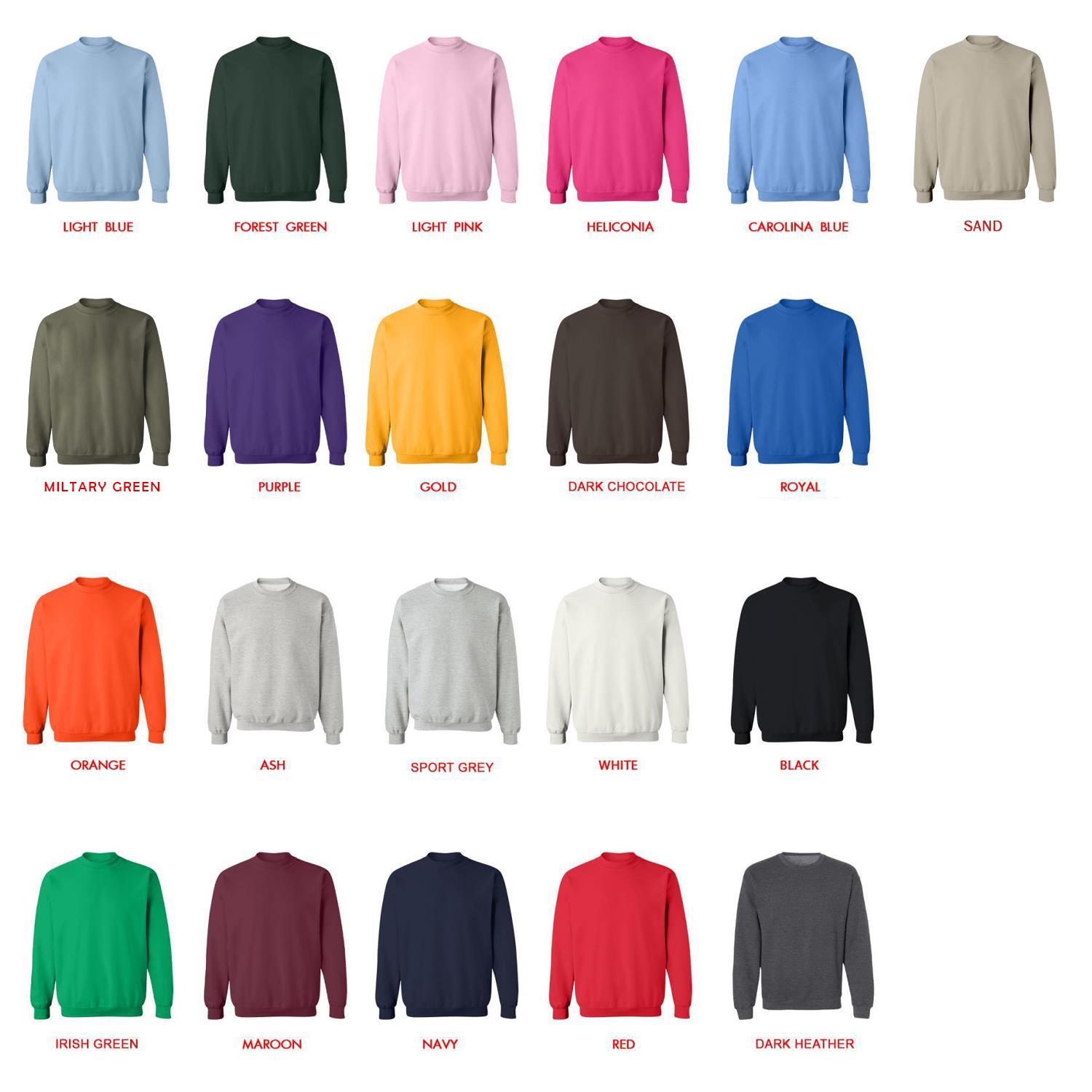 sweatshirt color chart - Spy × Family Merch