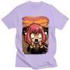Japanese Anime Spy X Family Anya Forger Graphics Print T Shirt Harajuku Streetwear Tops Men s 2 - Spy × Family Merch