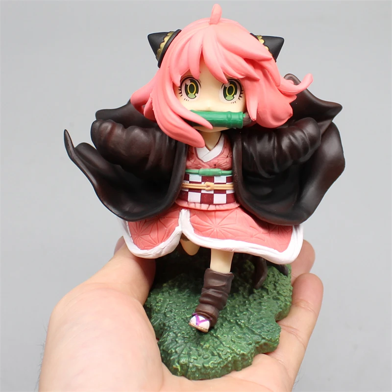 12cm Spy×Family Anya Forger Cos Kamado Nezuko Figure - Image 5